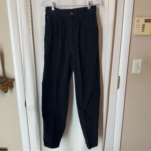 Vintage Women's Black Corduroy Pants